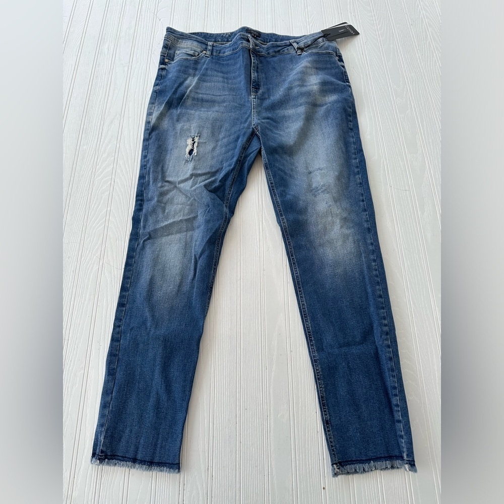 yesta skinny fit raw hem jeans size‎ 20,22/24